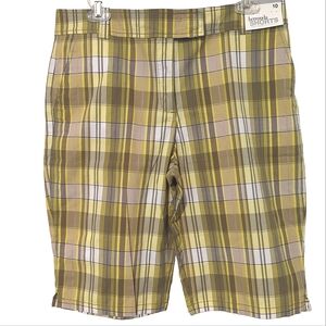 NWT NY&C Bermuda Plaid Shorts Size 10